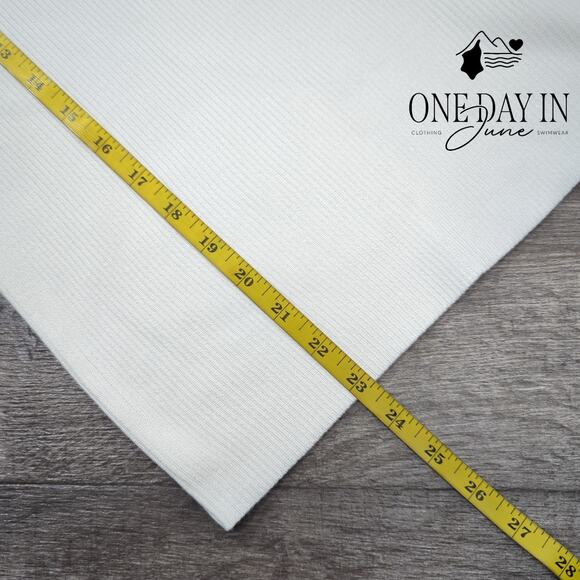 Premise Ribbed Long Sleeve Quarter Zip Sweater Size M - Picture 4 of 5